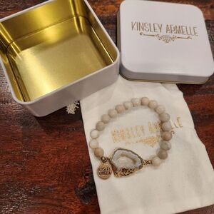 Kinsley Armelle Agate Collection - Flurry Bracelet